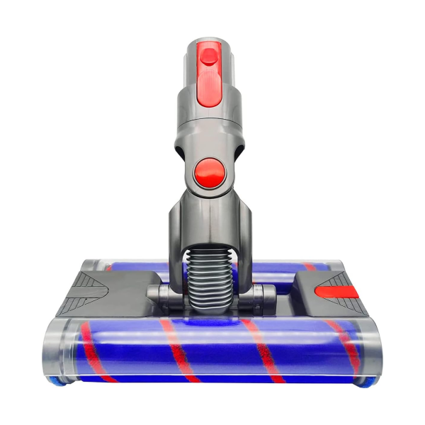 Dual Rollers Brush Head Attachment Compatible with Dyson V7 V8 V10 V11 V15 Vacuum Cleaners, Soft Roller Dual Roll Vacuum Accessory for Dyson