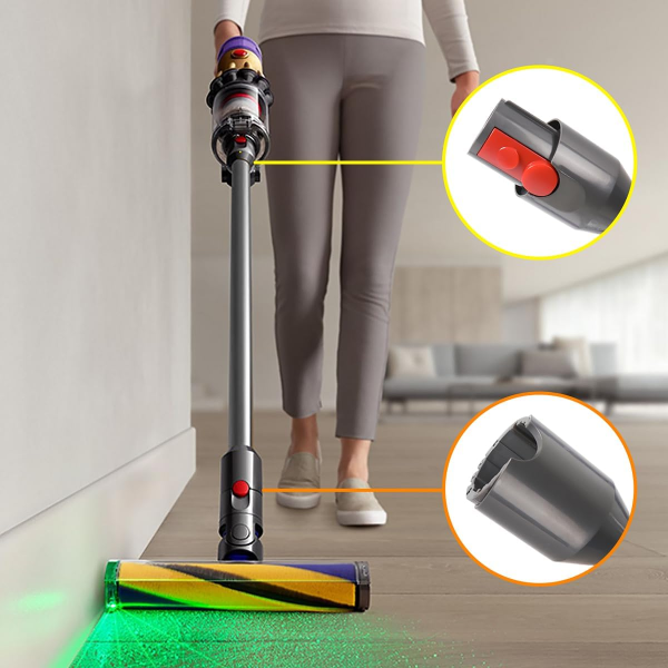Dyson Extension Tube Wand Compatible with V7 V8 V10 V11 V12 V15 Vacuum Cleaner, Straight Pip Extension Rod Accessories - GIT GLOBAL