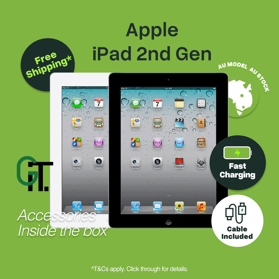 Refurbished Apple iPad 2nd Gen (2011) 9.7" - GIT GLOBAL