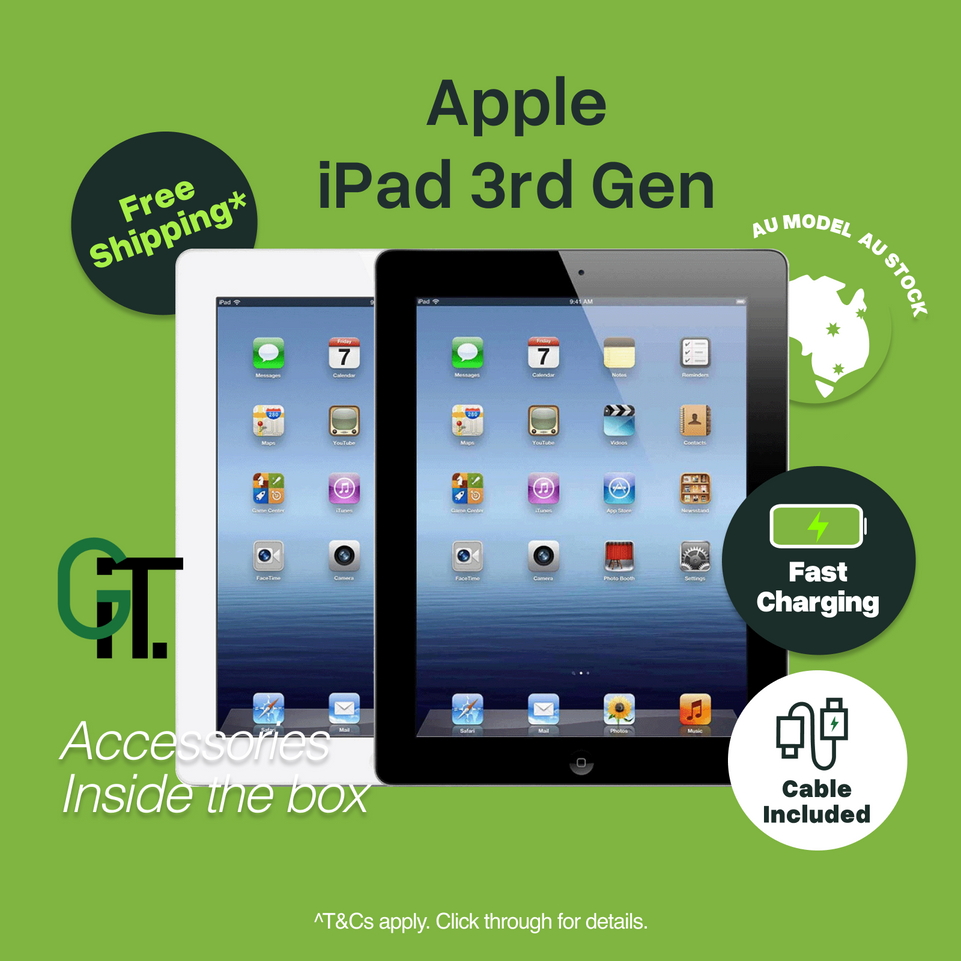Refurbished Apple iPad 3rd Gen (2012) 9.7" - GIT GLOBAL