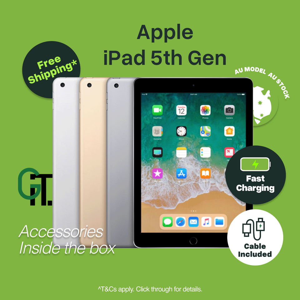 Refurbished Apple iPad 5th Gen (2017) 9.7" - GIT GLOBAL
