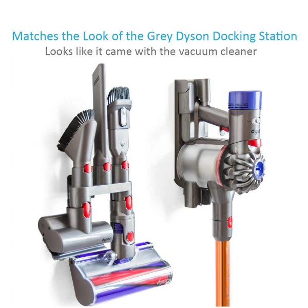Dyson Brush Head Holder, Vacuum Accessories for Dyson V7 V8 V10 V11 V12 V15 Vacuum Cleaner Parts Absolute Brush Stand Tool Nozzle Base Holder Docks Station
