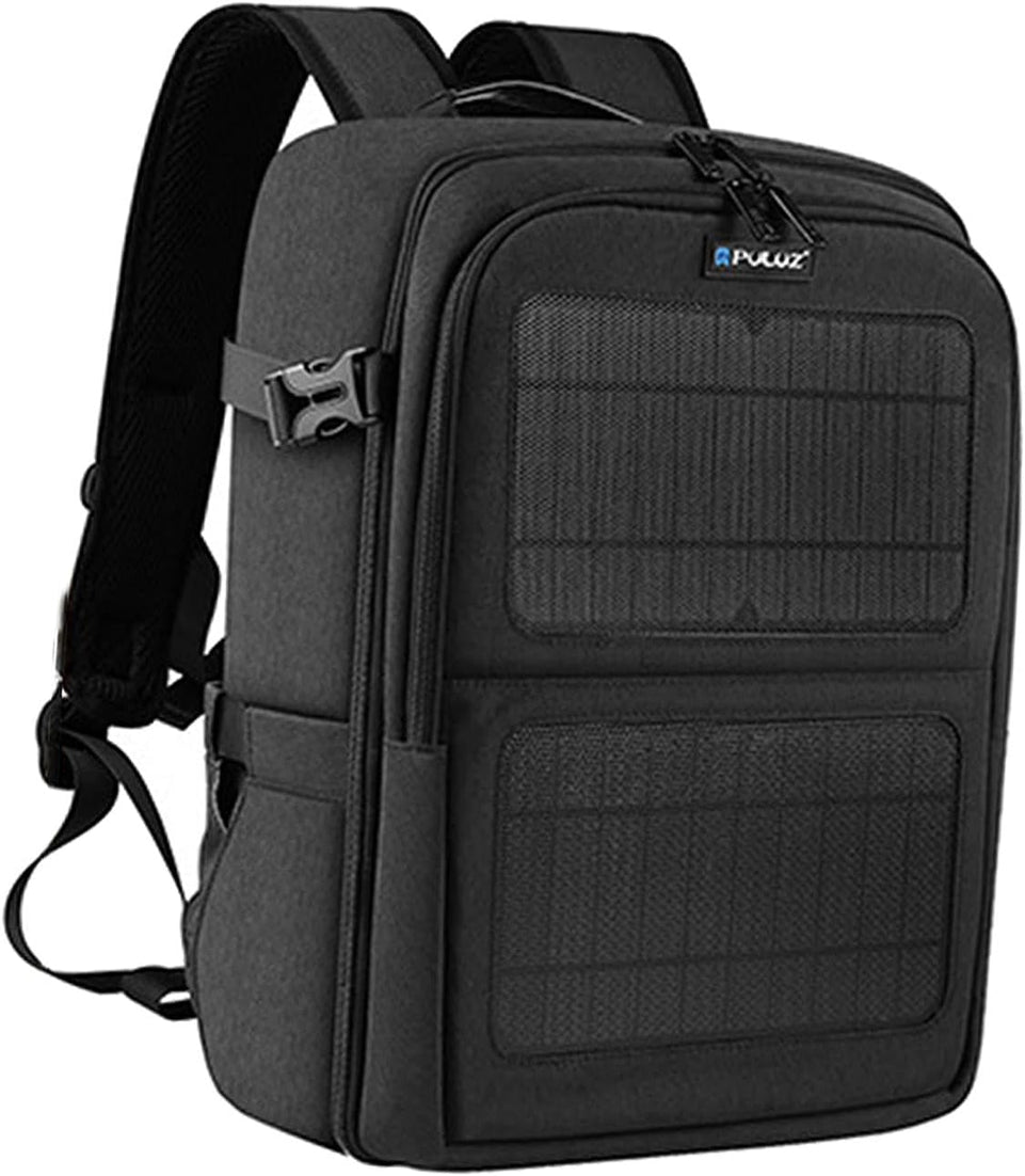 Camera Backpack Carry Bag,With Solar Powered Panel Rucksack Case,Storage Bag for Transport Outdoor Travel Home Men Women