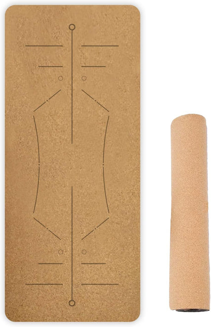 Cork Yoga Mat – Eco Friendly Yoga Mat - Perfect for Travel, Odor-Free and Easy to Clean