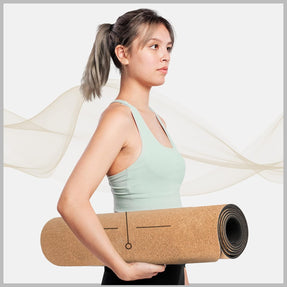 Cork Yoga Mat – Eco Friendly Yoga Mat - Perfect for Travel, Odor-Free and Easy to Clean