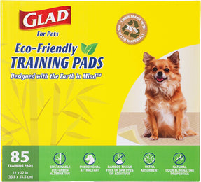 for Pets Earth Friendly Bamboo Training Pads | Eco Friendly Puppy Pads for All Dogs | 85 Super Absorbent Puppy Training Pads, Deodorizing Dog Training Pads for Pets