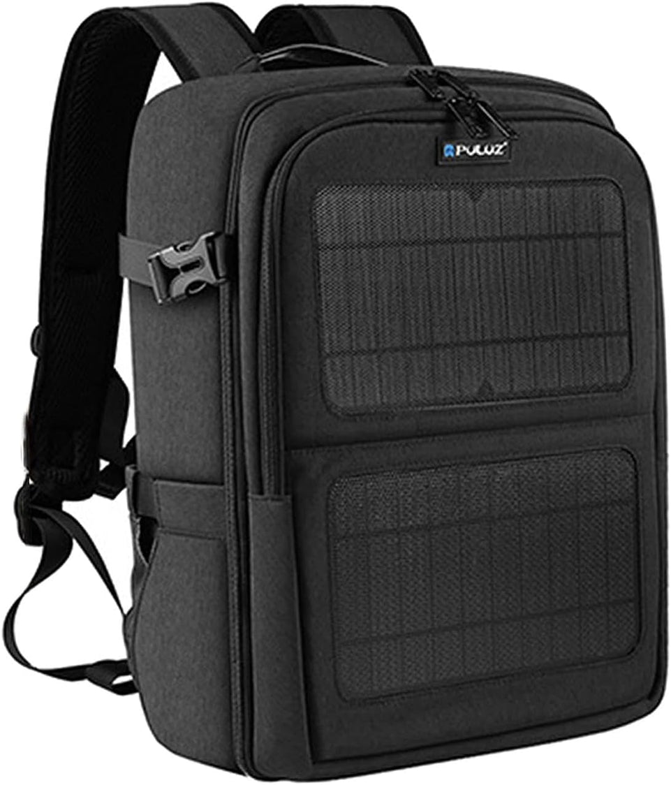 Camera Backpack Carry Bag,With Solar Powered Panel Rucksack Case,Storage Bag for Transport Outdoor Travel Home Men Women