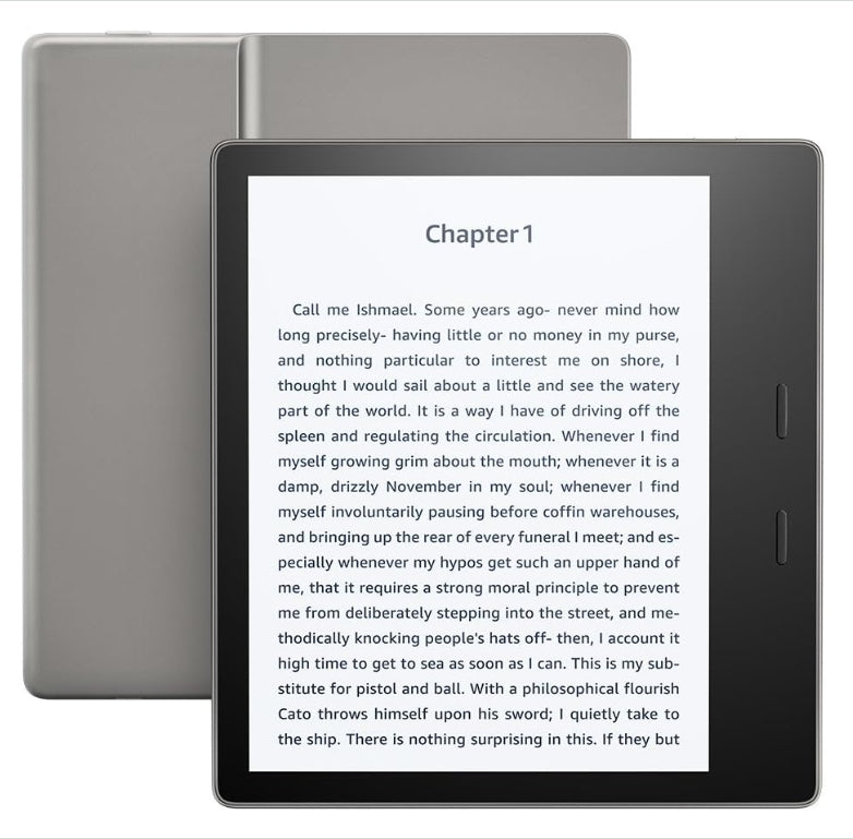 Kindle Oasis 1ST GENERATION With 6” display and page turn buttons