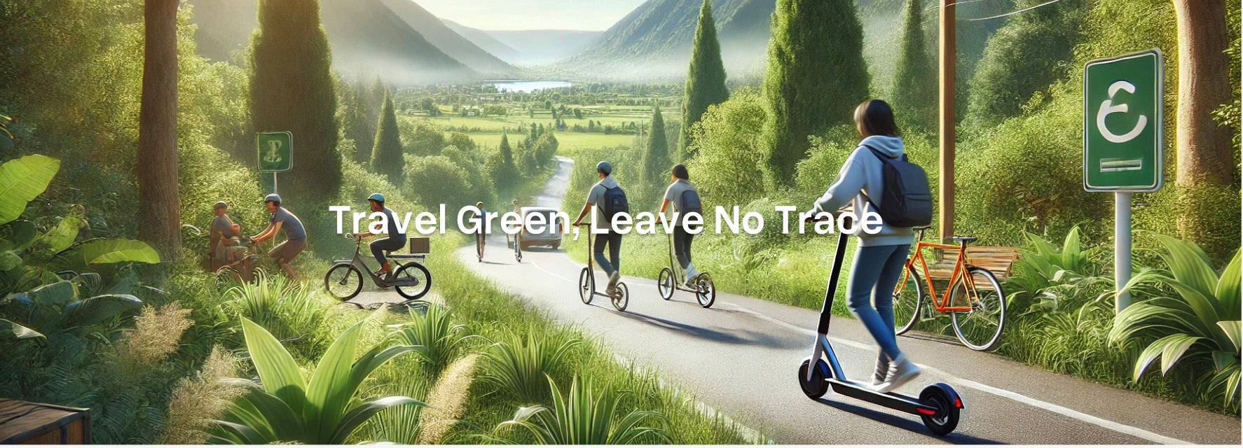 Green Travel Outdoor Banner